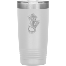 Load image into Gallery viewer, Chinese Art Dragon, 20oz Insulated Travel Tumbler, Laser Etched, Multi Colors, Shipping Included