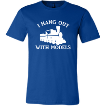 Load image into Gallery viewer, I Hang Out With Models (White) Mens T-Shirt, Multiple Colors, Extended Sizes, Shipping Included