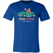 Load image into Gallery viewer, Doxie By Proxy Logo Unisex/Men's T-Shirt, Extended Sizes, Multi Colors, Shipping Included