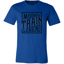 Load image into Gallery viewer, Model Train Legend - Unisex/Men's T-Shirt, Multiple Colors, Extended Sizes, Shipping Included