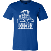 Load image into Gallery viewer, One Track Mind (Trains) - Unisex Mens T-Shirt, Multiple Bold Colors, Extended Sizes, Shipping Included