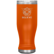 Load image into Gallery viewer, Dragon - BELIEVE, 20 oz Insulated Boho Travel Tumbler, Multi Colors, Shipping Included