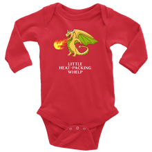 Load image into Gallery viewer, Little Heat Packing Whelp Dragon Long Sleeve Baby Bodysuit, Multi Colors, Free Shipping