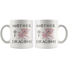 Load image into Gallery viewer, Mother of Dragons, Pink Floral, 11oz & 15oz Mug Options, Free Shipping