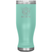 Load image into Gallery viewer, Dragon - BELIEVE, 20 oz Insulated Boho Travel Tumbler, Multi Colors, Shipping Included
