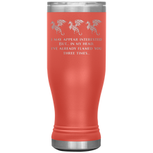 Load image into Gallery viewer, Dragon - I've Flamed You 3 Times, 20 oz Insulated Boho Travel Tumbler, Multi Colors, Shipping Included