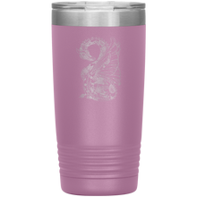 Load image into Gallery viewer, Tattoo Inspired Dragon, 20 oz Insulated Travel Tumbler, Multi Colors, Shipping Included