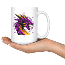 Load image into Gallery viewer, Bold Purple Dragon, 11oz & 15oz Mug Options, Free Shipping