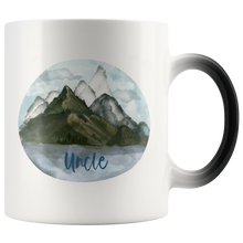 Load image into Gallery viewer, Mountain Lake Color Change UNCLE 11oz Mug   Shipping Included