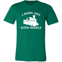 Load image into Gallery viewer, I Hang Out With Models (White) Mens T-Shirt, Multiple Colors, Extended Sizes, Shipping Included