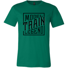 Load image into Gallery viewer, Model Train Legend - Unisex/Men's T-Shirt, Multiple Colors, Extended Sizes, Shipping Included