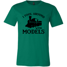 Load image into Gallery viewer, I Fool Around With Models Mens T-Shirt, Multiple Colors, Extended Sizes, Shipping Included