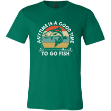 Load image into Gallery viewer, Anytime is a Good Time to Go Fish - Unisex T-Shirt, Extended Sizes, Shipping Included