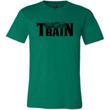 Load image into Gallery viewer, Let's Roll Mens Train T-Shirt, Multiple Colors, Extended Sizes, Shipping Included
