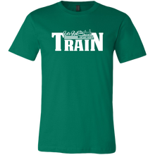 Load image into Gallery viewer, Let's Roll Mens Train T-Shirt, Multiple Colors, Extended Sizes, Shipping Included