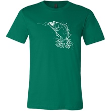 Load image into Gallery viewer, Jumping Fish on Line, Unisex, Extended Sizes, Multi Colors, Shipping Included