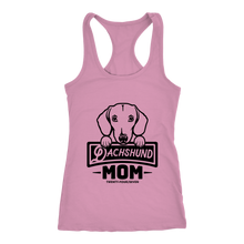 Load image into Gallery viewer, Dachshund Mom Ladies Racerback Tank Multi Colors Free Shipping