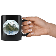 Load image into Gallery viewer, Mountain Lake DAD 11 oz Black Mug Shipping Included