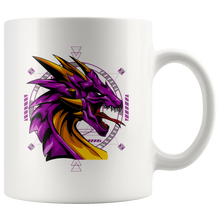 Load image into Gallery viewer, Bold Purple Dragon, 11oz & 15oz Mug Options, Free Shipping