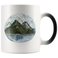 Load image into Gallery viewer, Mountain Lake Color Change SON 11oz Mug   Shipping Included