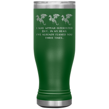 Load image into Gallery viewer, Dragon - I've Flamed You 3 Times, 20 oz Insulated Boho Travel Tumbler, Multi Colors, Shipping Included