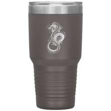 Load image into Gallery viewer, Chinese Art Dragon, 30oz Insulated Travel Tumbler, Laser Etched, Multi Colors, Shipping Included