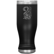 Load image into Gallery viewer, Dragon - Tattoo Inspired, 20 oz Boho Insulated Tumbler, Multi Colors, Shipping Included