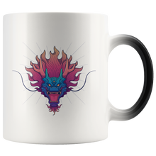 Load image into Gallery viewer, Bold Dragon Head Magic Color Change 11oz Ceramic Mug, Shipping Included