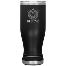 Load image into Gallery viewer, Dragon - BELIEVE, 20 oz Insulated Boho Travel Tumbler, Multi Colors, Shipping Included