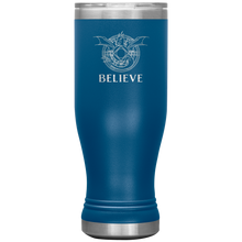 Load image into Gallery viewer, Dragon - BELIEVE, 20 oz Insulated Boho Travel Tumbler, Multi Colors, Shipping Included