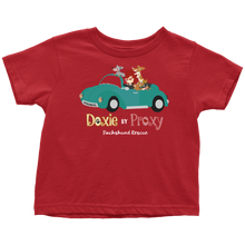 Load image into Gallery viewer, Doxie By Proxy Logo Toddler T-Shirt, Multi Colors, Shipping Included