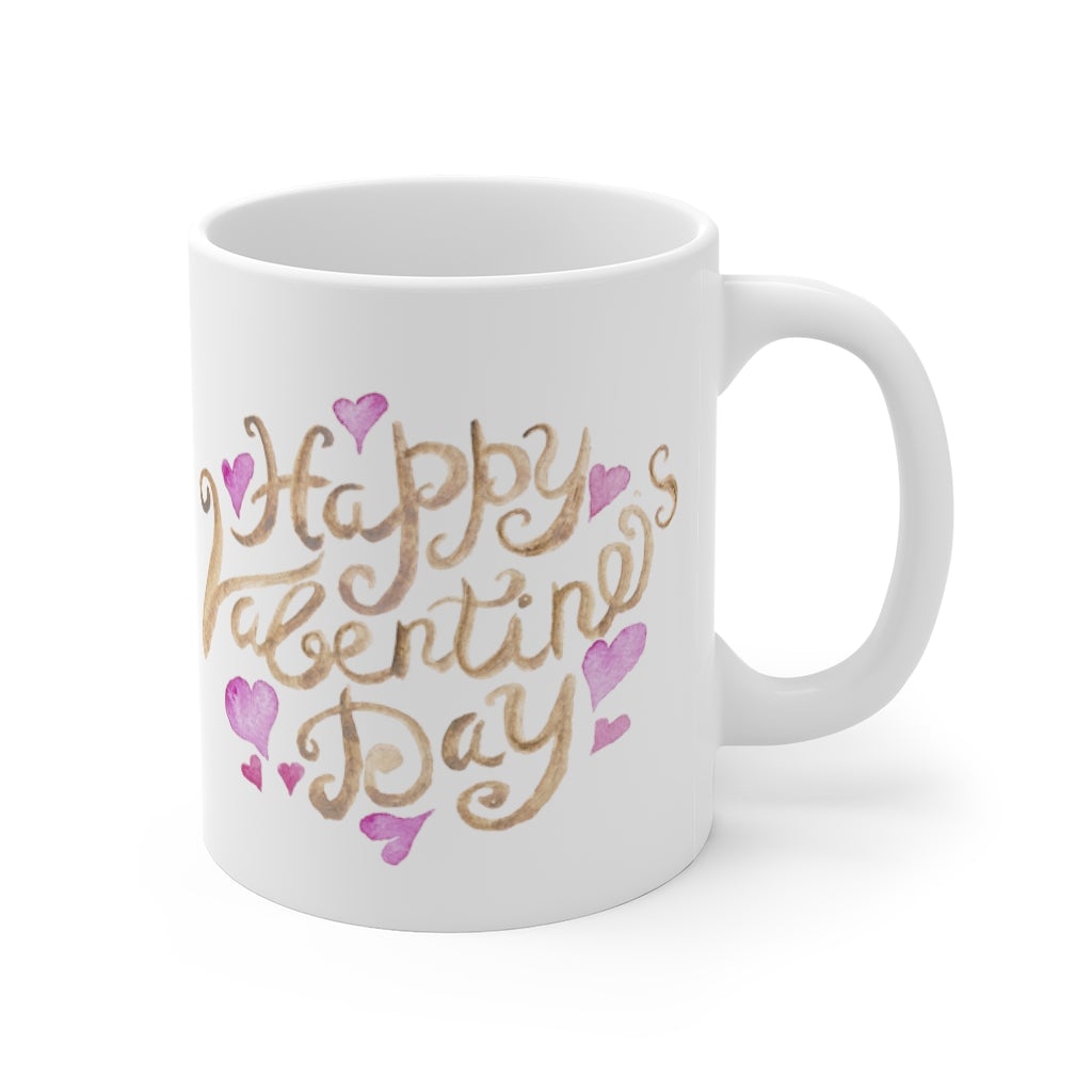 Happy Valentine's Day Mug 11oz Unisex Shipping Included