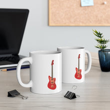 Load image into Gallery viewer, Red Electric Guitar X3 Mug 11oz/15oz Musician Gift Unisex Shipping Included
