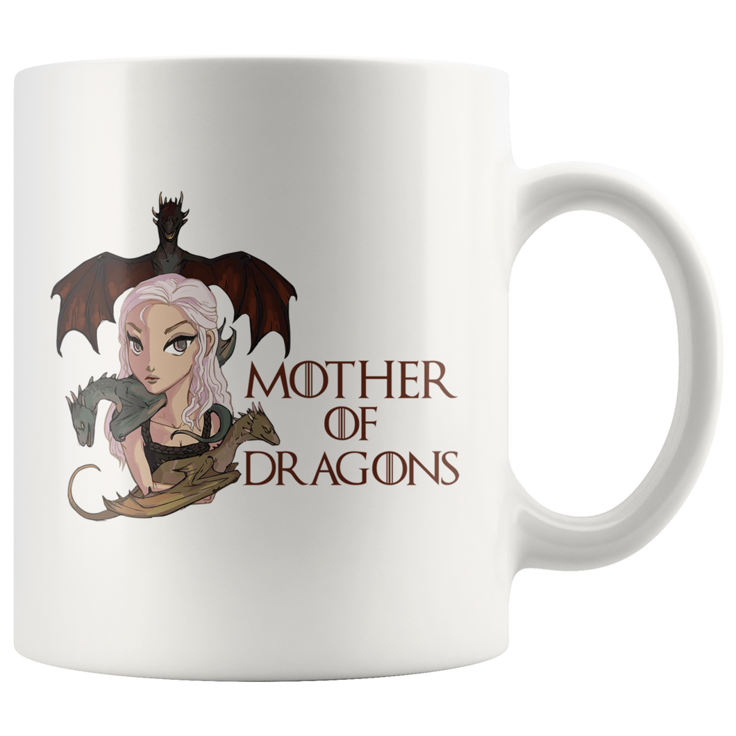 Cool Mother of Dragons Graphic, 11oz & 15oz Mug Options, Free Shipping