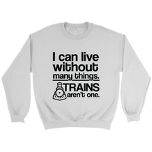 Load image into Gallery viewer, I Can Live Without Many Things Unisex Sweat Shirt Multi Colors Extended Sizes Shipping Included

