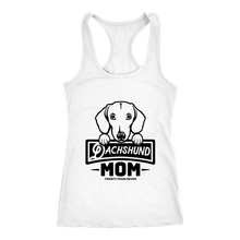 Load image into Gallery viewer, Dachshund Mom Ladies Racerback Tank Multi Colors Free Shipping
