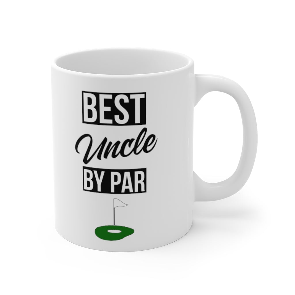 BEST UNCLE BY PAR Mug 11oz/15oz Golf Silly Gift Shipping Included