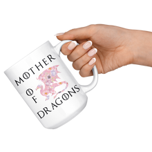 Load image into Gallery viewer, Mother of Dragons, Pink Floral, 11oz &amp; 15oz Mug Options, Free Shipping
