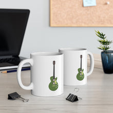 Load image into Gallery viewer, Green Electric Guitar X3 Mug 11oz/15oz Musician Gift Unisex Shipping Included

