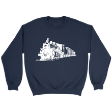 Load image into Gallery viewer, Locomotive Perspective Unisex Sweat Shirt Multi Color Extended Sizes Shipping Included
