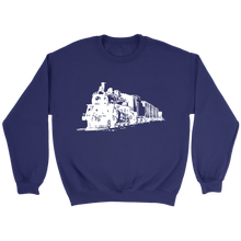 Load image into Gallery viewer, Locomotive Perspective Unisex Sweat Shirt Multi Color Extended Sizes Shipping Included
