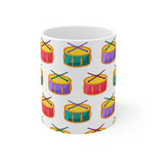 Load image into Gallery viewer, Brightly Colored Snare Drums Mug 11oz/15oz Musician Gift Unisex Shipping Included
