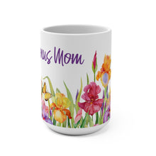 Load image into Gallery viewer, Bonus Mom Iris Garden Mug 11oz/15oz Woman Gift Shipping Included
