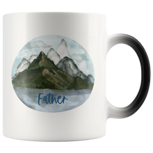 Load image into Gallery viewer, Mountain Lake Color Change FATHER 11oz Mug  Shipping Included
