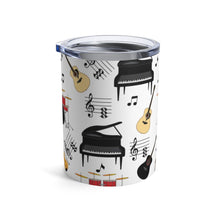Load image into Gallery viewer, Musical Instrument All Over Pattern #2 Insulated Tumbler 10oz Unisex Gift Musician Shipping Included
