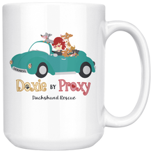 Load image into Gallery viewer, Doxie By Proxy Logo Ceramic 11/15 oz Coffee Mug, Shipping Included
