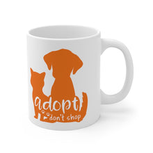 Load image into Gallery viewer, ADOPT DON&#39;T SHOP Mug 11oz/15oz Shipping Included
