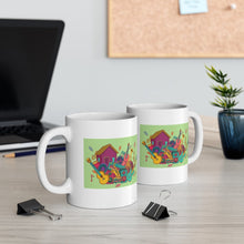 Load image into Gallery viewer, Music Fest Poster Art Mug 11oz/15oz Festival Concert Musician Gift Unisex Shipping Included
