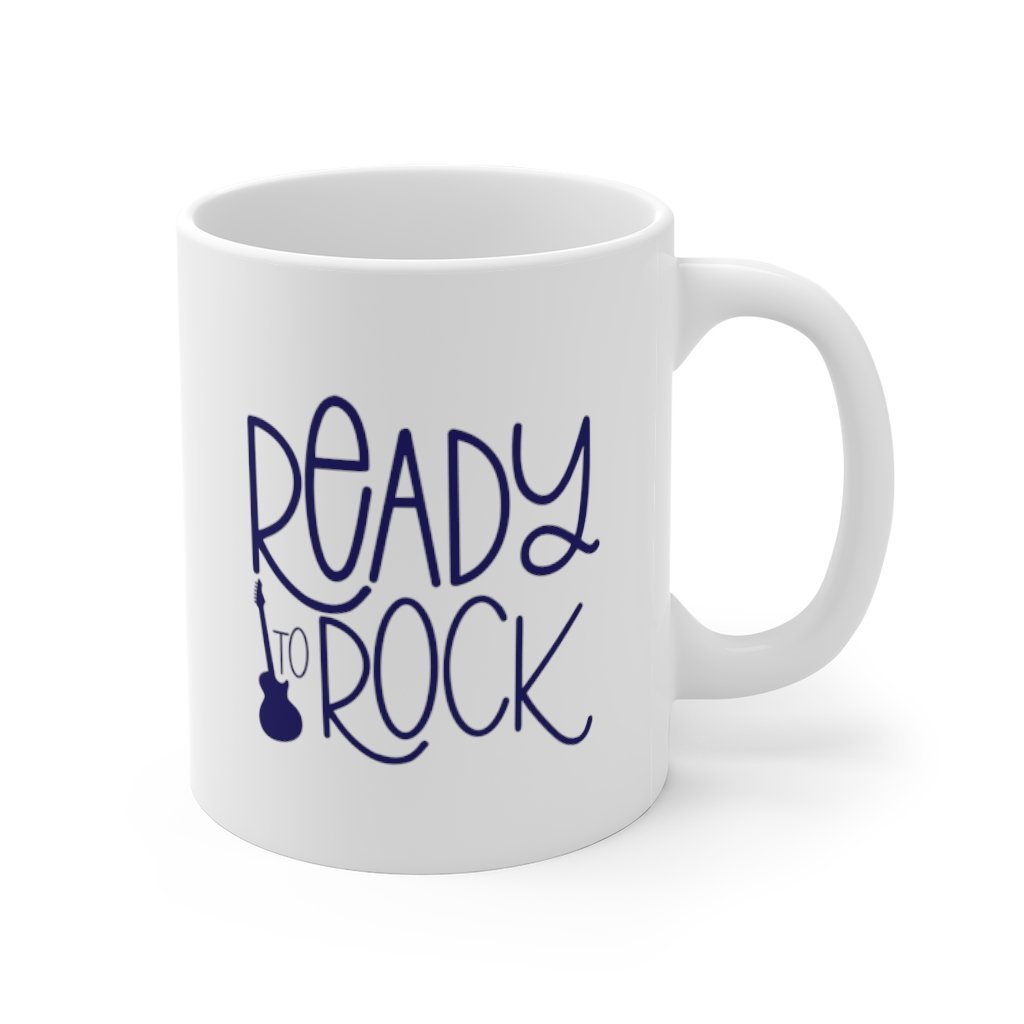 Ready to Rock Multiple Colors Guitarist Musician Gift Mug 11oz/15oz Shipping Included