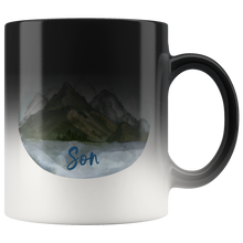 Load image into Gallery viewer, Mountain Lake Color Change SON 11oz Mug   Shipping Included
